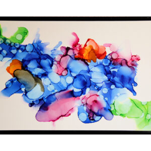 Hope A4 - Alcohol ink på yupo papir - Af Søren Grooss