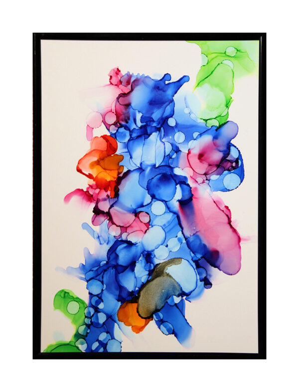 Hope A4 - Alcohol ink på yupo papir - Af Søren Grooss